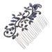 Gogogmee Bride Hair Comb Hair Combs for Women Pearl Rhinestone Hair Comb Gold Hair Comb Wedding Rhinestone Hair Comb Small Styling Bridal Hair Holder Fashion Headwear Jewelry Crystal Miss