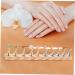 Healeved 1 Set Nail Art Base Metal Display Stand Fake Nails Holder Nail Stands for Press on Nail Art Practice Base Display Stands Nail Art Display Stand Decorative Nails Wooden Cosmetic - Buy Online on GoSupps.com
