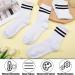 Buy Utensilsto Women's Sports Socks - 6 Pairs of Tennis & Striped Cotton Socks (Size 38-43) - Comfortable & Stylish - Buy Online on GoSupps.com
