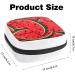 Sanitary Napkin Storage Bag | Period Tampon Makeup Pad Pouch | Cartoon Fruit Watermelon Color - Buy Online on GoSupps.com