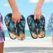 Mnsruu Halloween Cat Flip Flops & Slippers - XXL Sandals for Home Spa Travel | Unisex Design - Buy Online on GoSupps.com