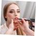 POPETPOP Lips Makeup Lip Gloss & Balm - Telescopic Lip Brush for Women | Tricolor Makeup Tools | High-Quality Artificial Fiber | 13.40x0.90x0.90CM | International Shipping - Buy Online on GoSupps.com