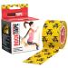 Rocktape Kinesiology Tape Athletes Water Resistant Reduce Pain & Injury Recovery 5cm x 5m Uncut BioHazard