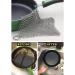 TOUGS Chainmail Scrubber Pot Cleaner with Safe Small Rings More Efficient 8x6 Inch 316 Grade Stainless Steel Dish Washer Square 8x6 Inch - Buy Online on GoSupps.com