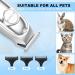 Ufree Professional Rechargeable Dog Clippers for Grooming with LED Display - Low Noise Electric Trimmer Set for Dogs, Cats, Pets - Buy Online on GoSupps.com