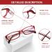 Kerecsen Women's Blue Light Blocking Reading Glasses - Stylish Pattern Eyewear (Mix Color -7 6.00) International Shipping Available - Buy Online on GoSupps.com