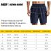 MIER Men's 7 Inch Workout Running Shorts - Lightweight Athletic Shorts with Zipper Pockets - Quick-Dry Gym Active Shorts in Navy (Small) - Buy Online on GoSupps.com