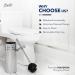 Tiasablu Plunger with Concealed Holder - Heavy Duty Plunger for Toilet  Plungers for Bathroom  No Splash Back  Long Handle - Discreet Toilet Plunger and Holder for Bathroom Chrome - Buy Online on GoSupps.com