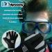 H2ODYSSEY Paddle Gloves - Webbed with Velcro Strap & Sharkskin Palm Grip - Thermal Dive Gear for Surfing, Diving, Swimming - Large - Buy Online on GoSupps.com
