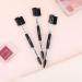 MSQ 3-Piece Eyebrow Brush Set - 2-in-1 Double-Sided Eyelash Comb & Mascara Applicator for Women - Premium Makeup Tools in Black - Buy Online on GoSupps.com