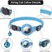 KOLACEN Reflective AirTag Cat Collar GPS Cat Collar with Adjustable AirTag Holder Bell Breakaway Buckle Compatible with Apple AirTag Anti-Lost Cat Tracker Collar for Cats Kittens Small Dogs (Blue) - Buy Online on GoSupps.com