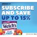 Welch's Fruit Snacks Berries 'N Cherries Individual Single Serve Bags 40 Pieces - 0.8 Oz - Buy Online on GoSupps.com