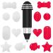 Engraving Tip/Etching Tool/Engraving Tool  with 2 Color & 7 Lovely Blank Tags  Compatible with Cricut Maker  Explore  Explore Air  Explore Air 2 and Explore One (Black)