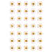 35 x Daisy Flower Edible Wafer or Icing Cupcake Toppers Fun Spring Party Cake Decorations Perfect For Brownies Cookies Muffins & More! (Edible Wafer Card)