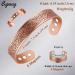 Cigmag 9X Men's Copper Magnetic Bracelet - Adjustable Cuff Bangle with Gift Box - Tree of Life Design - Father's Day Gift - Buy Online on GoSupps.com