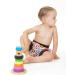Petit Lulu Size M Diaper Wrap | Washable & Reusable Cloth Nappy | Made in Europe | Grey Turquoise - Buy Online on GoSupps.com