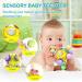 Baby Teething Ball Toy for 0-12 Months | Rattle Sensory Infant Toy - Yellow - Buy Online on GoSupps.com