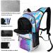 Mothybot Hydration Backpack 20L with 2L Hydration Bladder - Festival Essential for Hiking, Running, Biking - Holographic Crocodile Textured Design - Buy Online on GoSupps.com