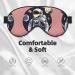 Astronaut on The Moon Double-Sided Sleep Eye Mask | Soft Adjustable Blindfold | Light Blocking Comfort - Buy Online on GoSupps.com
