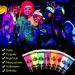 Proamate Neon Face Paint - Glow in the Dark UV Blacklight Fluorescent Art Paint for Halloween & Carnivals (10ml) - Buy Online on GoSupps.com