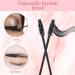 200 Pcs Disposable Mascara & Lip Wands Makeup Tool Kit - Black | Eyelash Eyebrow Extensions Brush Applicator for Cosmetic Makeup - Buy Online on GoSupps.com