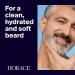 HORACE Beard Shampoo for Men - Sulphate-free Wash with Castor Oil - Gentle Beard Care for All Skin Types - Woody Aromatic Scent 250 ml - Buy Online on GoSupps.com