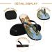 Buy Mnsruu Turquoise Sea Sand Flip Flops - XXL for Women & Men | Home Hotel Spa Travel - Buy Online on GoSupps.com