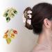 Yonchic 3-Piece Floral Metal Hair Clips for Thin/Medium Thick Hair - Elegant Barrettes with Strong Hold and Non-Slip Design - 3-Color Leaves - Buy Online on GoSupps.com