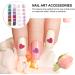 2 Boxes 3D Nail Art Charms Valentine Love Heart Nail Art Charms Nail Rhinestone for DIY Nail Art Manicure Cellphone Decoration - Buy Online on GoSupps.com