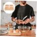 OSALADI Wood Serving Tray 2pcs Egg Storage Box Egg Crates Desk Tray Egg Holder Tray Solid Wood Rubber Wood Protective Frame - Buy Online on GoSupps.com