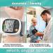Wrist Blood Pressure Monitor | Rechargeable BP Machine with Memory & Voice Broadcast | Adjustable 57.7in Circumference | Large LCD | Home Use | Black+White - Buy Online on GoSupps.com