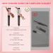 Shop 2 in 1 Flat Iron Hair Straightener & Curling Wand - Portable Double Voltage 430 F Titanium - Perfect for Travel - Rose Gold - Buy Online on GoSupps.com