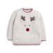 Katies Playpen - Baby Best Buys Mamas & Papas Knitted Christmas Reindeer Jumper with 3D Antlers & Ears 100% Cotton - Newborn Brown