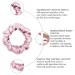 Silksure 22 Momme Mulberry Silk Scrunchies for Hair - Hair Tie Solution for Damage, Frizz & Breakage - Luxurious Silk Hair Accessories (Pink Grey Blue) - Buy Online on GoSupps.com