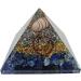 Large Lapis Lazuli Orgone Pyramid - EMF Protection Crystal Energy Generator for Meditation & Healing - Buy Online on GoSupps.com