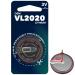 OEM VL2020 - Rechargeable Battery - Lithium Coin 3V 90 Degree Tab