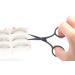 YJSStriving Eyebrow and Eyelash Trimmer Scissors - Sharp Mini Scissors for Hair, Mustache, Beard - Black - Buy Online on GoSupps.com