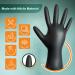 MiraPak - 6 Mil Thick Extra Durable Food-Safe Latex and Powder-Free Textured Grip Disposable Gloves Black Nitrile Gloves Large - Buy Online on GoSupps.com