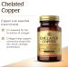 SOLGAR Chelated Copper Essential Trace Mineral - 100 Tablets - Buy Online on GoSupps.com