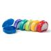 Marble Retainer Cases with Labels - Pack of 6 (colors may very)