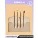 SHEGLAM Glam 101 Eye Essentials Brush Set - 4 Portable Synthetic Eyeshadow Brushes & Makeup Organizer for Travel - Buy Online on GoSupps.com