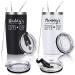 Daddy s and Mommy s Sippy Cup Travel Tumbler Set  Father s Day Christmas Gifts for New Parents Dad Mom Papa Mama Anniversary  Insulated Stainless Steel Travel Tumbler with Straw(20oz  Black and White) 1 Black and White