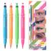 Generisch Makeup eyeliner pencil - Long-lasting stamp - Double-ended - For dates travel everyday life parties