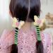 Phone Wire Hair Ties - Telephone Wire Hair Bands Hair Band Hair Tie | Girls Colorful Ponytail Hair Tie Colorful Hair Ties Stylish Hair Tie Hair Elastics Hair Bands for Girls Yellow - Buy Online on GoSupps.com