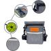 Tripolaco Versatile Dog Treats | Pet Training 2-Cup Capacity Integrated Feces Bag Dispenser & Clicker - Light Gray - Buy Online on GoSupps.com