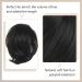BARSDAR HAARDIE Hair Extensions - Straight Synthetic Ponytail Rolls | 20cm Black Hair Jewelry for Women - Buy Online on GoSupps.com