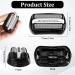 Inbalm 32B S3 Replacement Shaver Head Compatible with Braun Series 3 - Fits 370CC, 390CC, 3050CC, 300s, 320s, 3010s, 3090s - Shaver Accessories - Buy Online on GoSupps.com