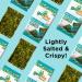 gimMe Organic Seaweed Sheets - Sea Salt, 12 Count | Keto, Vegan, Gluten-Free Snack | Rich in Iodine & Omega-3s - Buy Online on GoSupps.com