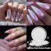 Ledsuuei White Pearl Chroma Nail Powder - 3Pcs Aurora Ice Shimmer Chrome Pigment for Stunning Mirror Effect Nails | Glazed Donut Glitter for Nail Salons - Buy Internationally - Buy Online on GoSupps.com