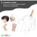 ANDALUS Scalp Massager - Handheld Head Scratcher for Stress Relief and Deep Relaxation (Gold) - Buy Online on GoSupps.com